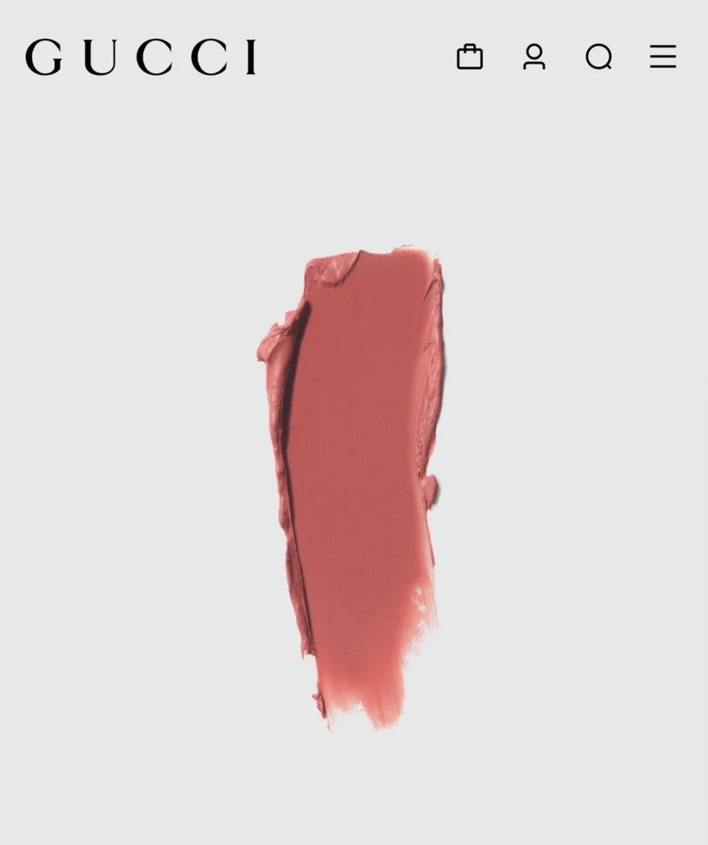 Gucci Rouge à Lèvres Mat Lipstick 217 Valeria Rose Pink Matte With Box